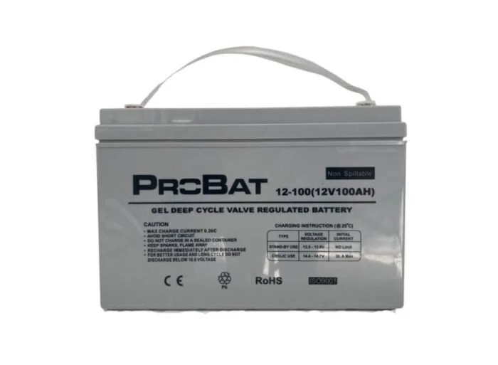 Batterie 100A solaire pure gel Probat