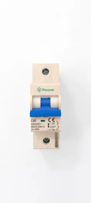 Disjoncteur batterie DC MCB 1P 80A