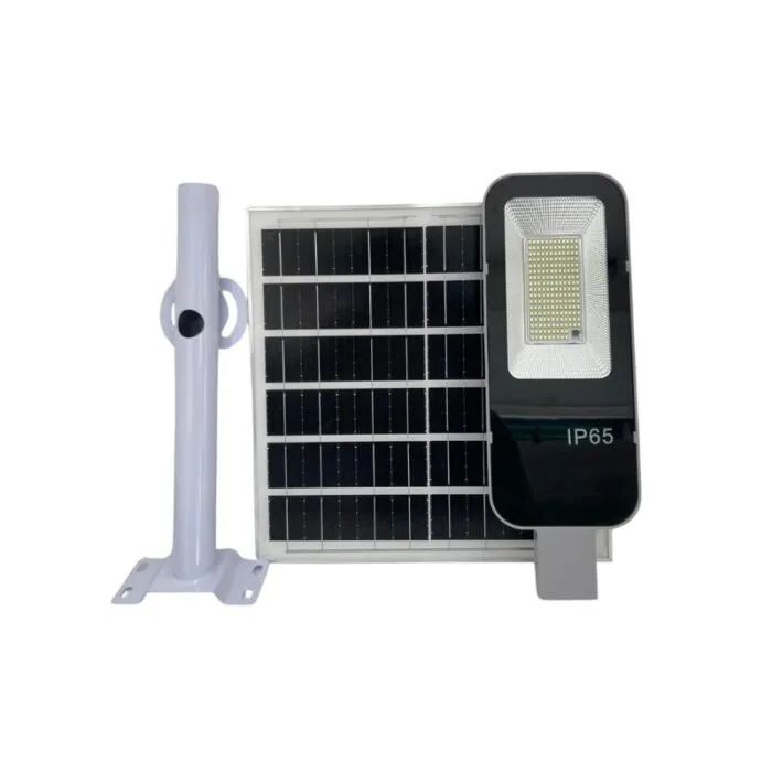 Lampadaire solaire de lux pan. séparé 100W