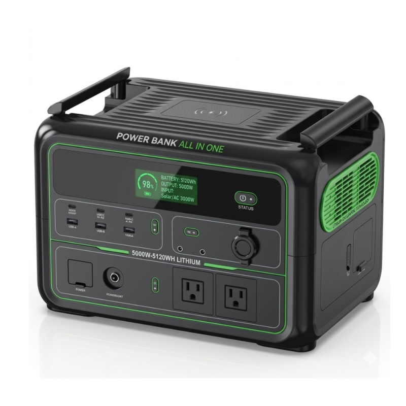 POWER BANK ALL IN ONE 5000W-5120WH LITHIUM