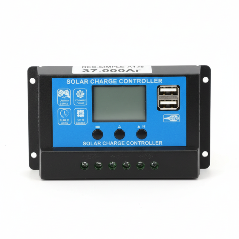 REGULATEUR SIMPLE PWM 10A STD - SOLAR CHARGE CONTROLLER 12V/24V