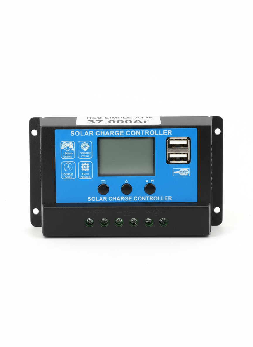 REGULATEUR SIMPLE PWM 10A STD - SOLAR CHARGE CONTROLLER 12V/24V