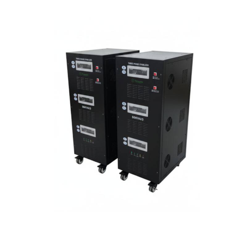 STABILISATEUR SERVOMOTEUR 50KVA TRIPHASE CE PROWATT