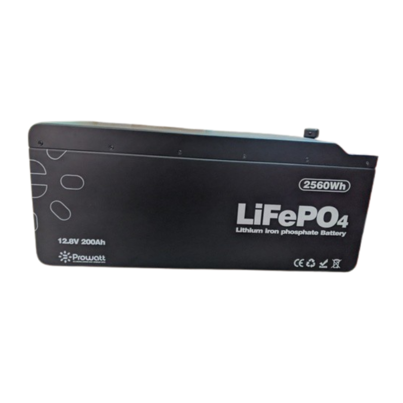 BATTERIE LITHIUM 2,56 KW-200A 12,8V 6000 CYCLES PROWATT