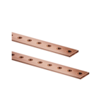 BARRE DE CUIVRE PLATE 10 TROUS - 245X24X5