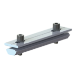 STRUCTURE PANNEAUX RAIL CONNECTOR ALU CR1 150 MM