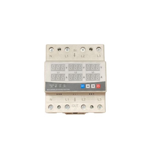 PROTECTEUR SUR/SOUS VOLTAGE 63 A TRIPHASE